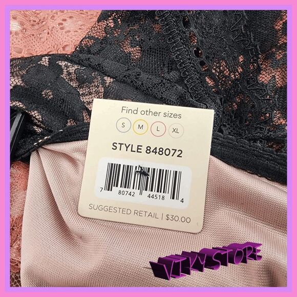 💖 NWT Prima Valentina 3 Pack Lace Bikini Multicolor L #7229 💖 - Picture 4 of 6